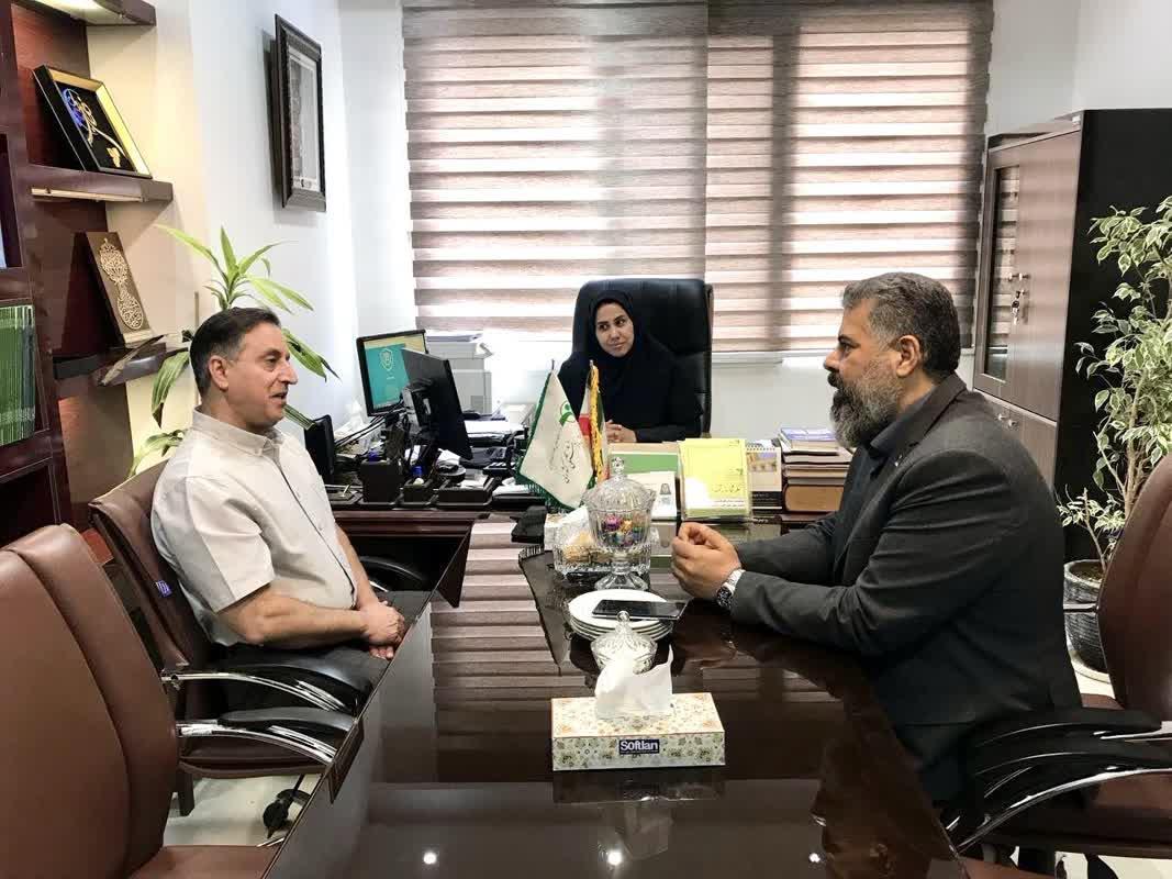 برگزاری جلسه هم اندیشی مدیرصندوق بازنشستگی استان خراسان رضوی با رئیس بیمه دانا شعبه آزادی مشهد و رئی...